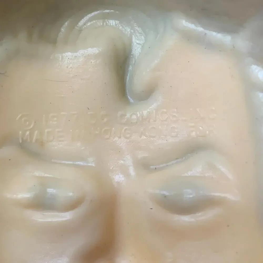 Vintage Wilton Superman Cake Topper Set of 3 Plastic Face Tie and S Shield Logo